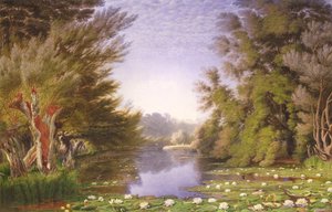 Water Lillies on the Cherwell by Joseph Mallord William Turner